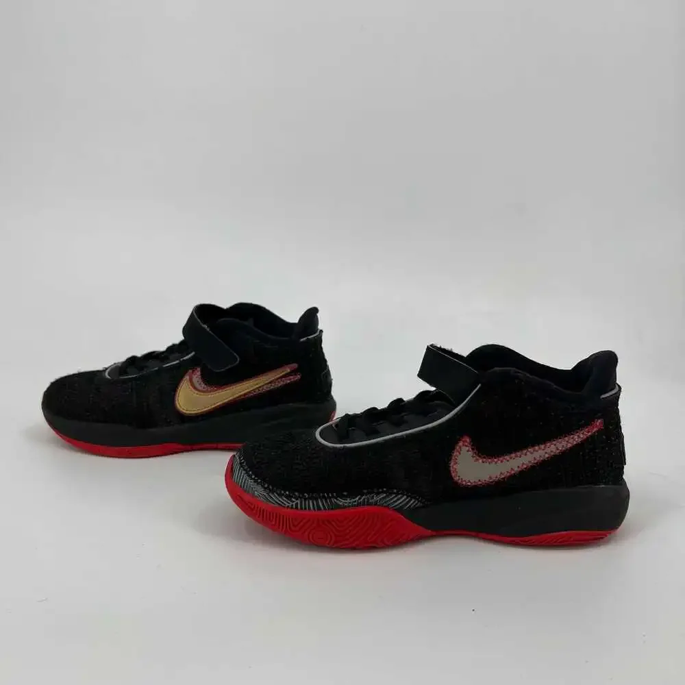 Nike Black/Red LeBron Trinity Kids Sneakers | Size 2B